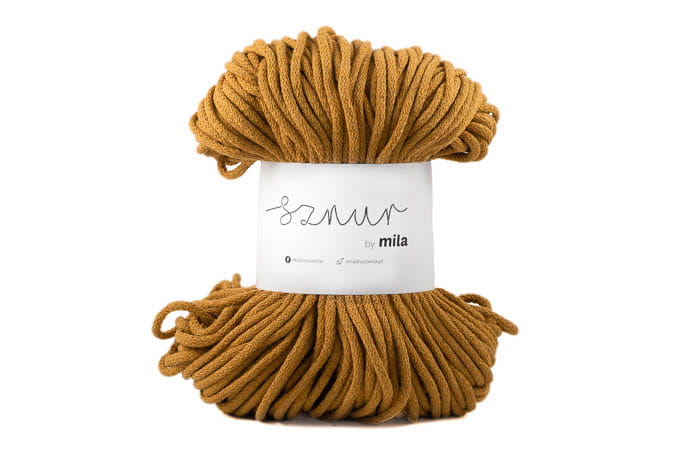 Sznurek bawełniany 3 mm, 100 m P39 ochra