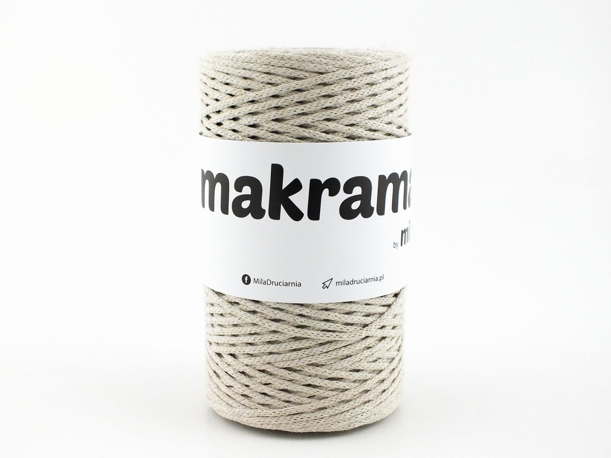 Sznurek MAKRAMA by Mila 2 mm, 200m 53 jasny beż