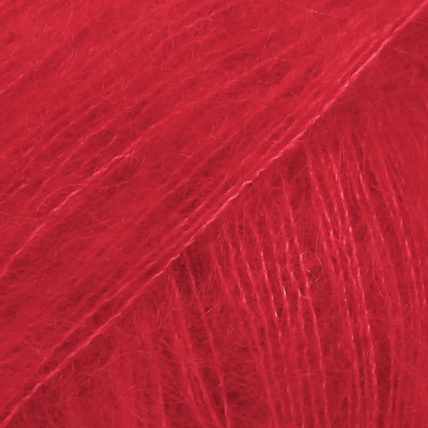 Włóczka DROPS Kid Silk 14 czerwony
