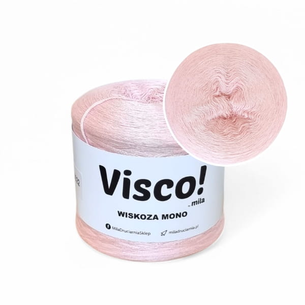 Włóczka Visco! Mono, kolor 300022 jasny róż /SKONFIGURUJ MOTEK/