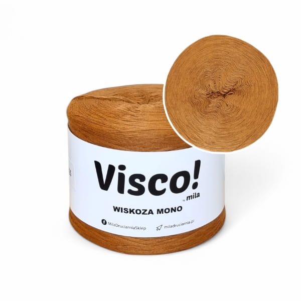 Włóczka Visco! Mono, kolor 14625 cynamon /SKONFIGURUJ MOTEK/