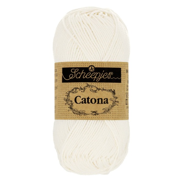 Włóczka Scheepjes Catona 105 złamana biel