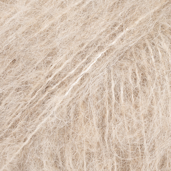 Włóczka DROPS Brushed Silk Alpaca 04 jasny beż