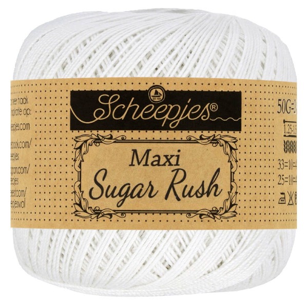 Kordonek Maxi Sugar Rush 106 śnieżna biel