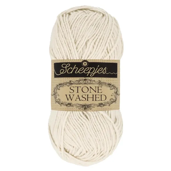 Włóczka Scheepjes Stone Washed 801 ecru