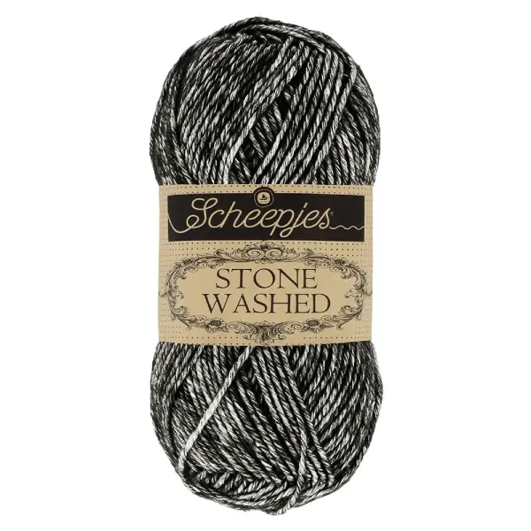 Włóczka Scheepjes Stone Washed 803 czarny
