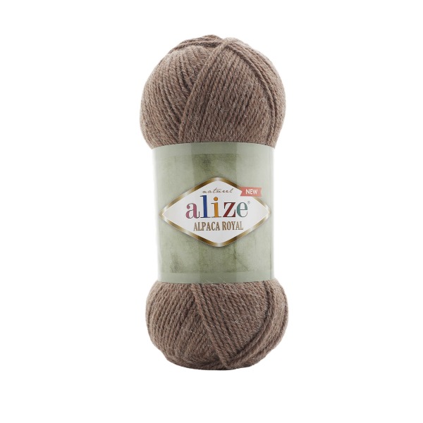 Włóczka Alize Alpaca Royal 688 ciemny brąz